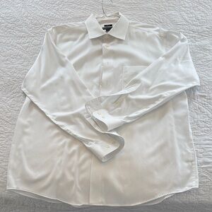 Pronto Uomo Elegant White Dress Shirt.   17.5, 34/35.